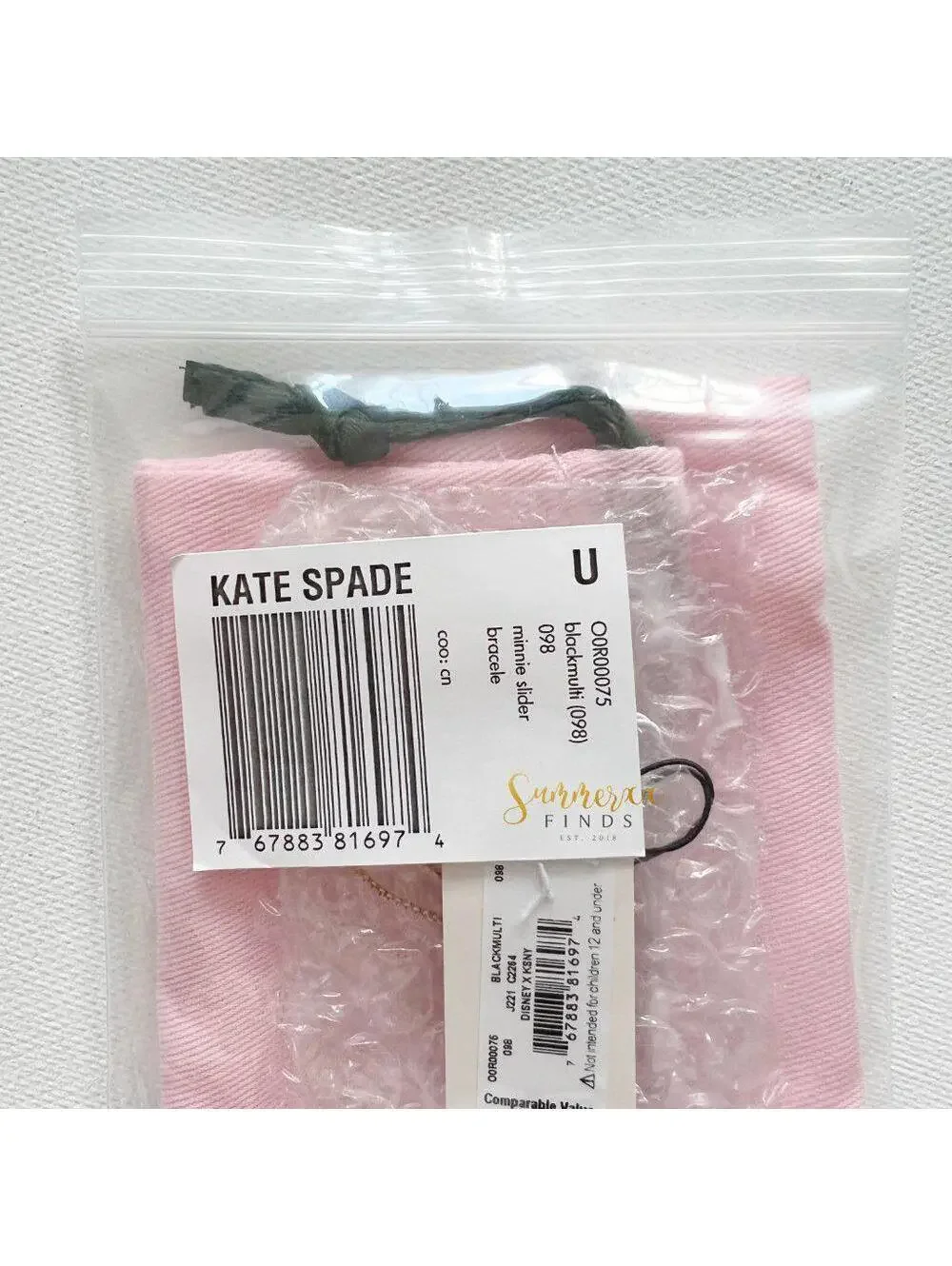 Kate Spade Disney Minnie Slider Bracelet - Picture 2 of 2